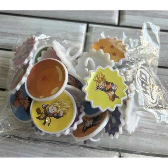 Anime Cupcake Toppers - Party Favors - 24 count - Ring Style - Picture 2 of 2